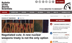 Negotiated Cuts: A New Nuclear Weapons Treaty Is Not the Only Option